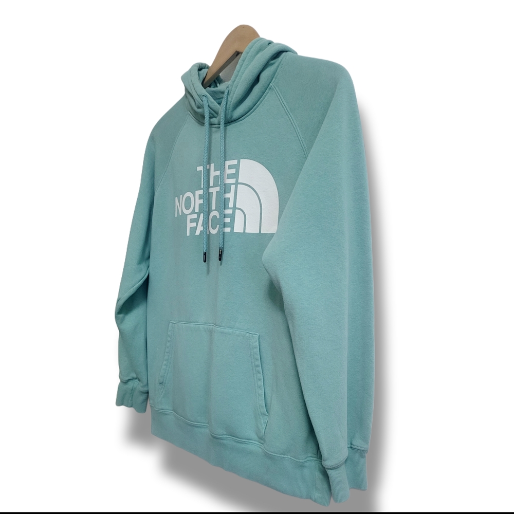 🌿The North Face Women's Medium/Large Pullover Hoodie - Light Turquoise - Picture 4 of 14